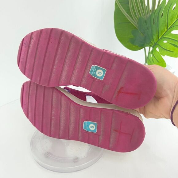 Bzees Women Nola Bright Sandals 8.5 Wedge Heel Slip On Pink Textile Casual Comfy - Picture 8 of 12
